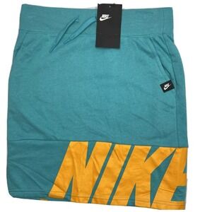 Nike Sportswear Skirt Girls M French Terry Big Swoosh Logo Athletic AQ9171-309